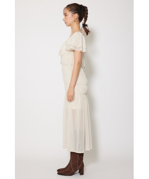 rienda（リエンダ）の「ワッシャーリラクシーカットワンピース 春服 夏服 秋服 半袖（ワンピース・レディース・ライトベージュ/ブルー/ブラウン・FREE）」の16枚目の写真