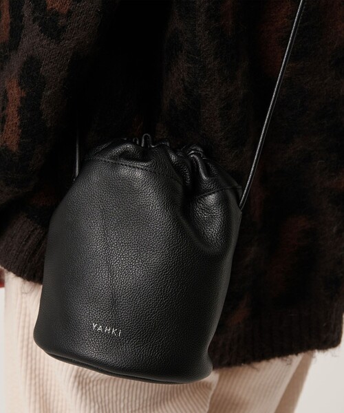 セール】＜YAHKI＞ミニ レザー ドロスト ショルダーバッグ（ショルダー