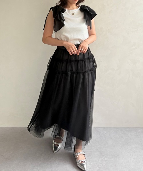 セール】2025秋冬新作 ボリュームチュールスカート（スカート）｜31