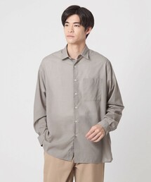 グリーンレーベルリラクシング 茶系グレンチェックブラウス green label relaxing｜グリーンレーベル リラクシングのシャツ