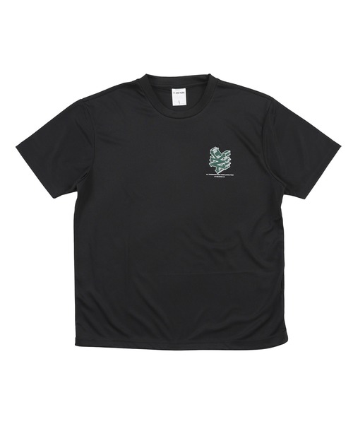 ZOO YORK(ズーヨーク)の「【ZOO YORK】胸プリント 短丈Tシャツ Z2522(Tシャツ/カットソー・メンズ・ホワイト/グレイッシュベージュ/ブラック・M/L/XL)」の1枚目の写真