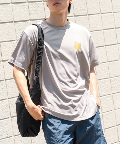 ZOO YORK(ズーヨーク)の「【ZOO YORK】胸プリント 短丈Tシャツ Z2522(Tシャツ/カットソー・メンズ・ホワイト/グレイッシュベージュ/ブラック・M/L/XL)」の10枚目の写真