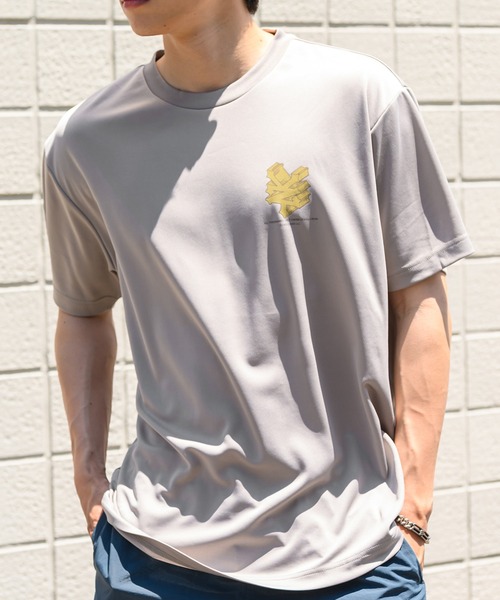 ZOO YORK(ズーヨーク)の「【ZOO YORK】胸プリント 短丈Tシャツ Z2522(Tシャツ/カットソー・メンズ・ホワイト/グレイッシュベージュ/ブラック・M/L/XL)」の11枚目の写真
