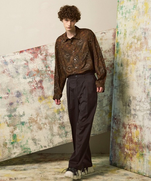 MAISON SPECIAL（メゾンスペシャル）の「《UNISEX》【Italian Dead Stock Fabric】Prime-Over Regular Collar Shirt/プライムオーバーレギュラーカラーシャツ【MAISON SPECIAL/メゾンスペシャル】（シャツ/ブラウス・メンズ・ブルー/アイボリー/ライトブルー/サックスブルー/その他1/その他2/ライトグレー/ブラウン/ピンク/ホワイト・0/1/2）」の19枚目の写真