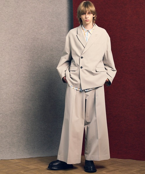 MAISON SPECIAL（メゾンスペシャル）の「《UNISEX》【Italian Dead Stock Fabric】Prime-Over Regular Collar Shirt/プライムオーバーレギュラーカラーシャツ【MAISON SPECIAL/メゾンスペシャル】（シャツ/ブラウス・メンズ・ブルー/アイボリー/ライトブルー/サックスブルー/その他1/その他2/ライトグレー/ブラウン/ピンク/ホワイト・0/1/2）」の13枚目の写真