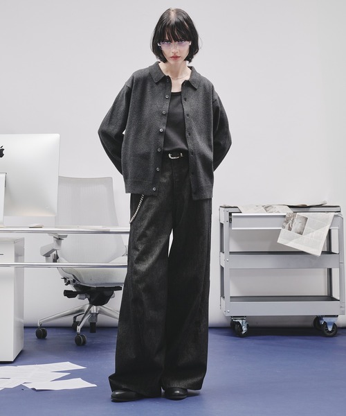 BASIC HIGH GAUGE KNIT SHIRT/ベーシックハイゲージニットシャツ