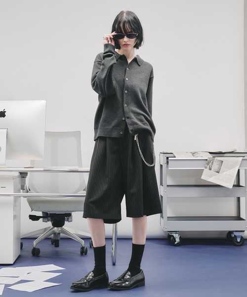 BASIC HIGH GAUGE KNIT SHIRT/ベーシックハイゲージニットシャツ