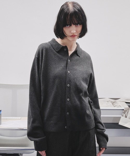 BASIC HIGH GAUGE KNIT SHIRT/ベーシックハイゲージニットシャツ