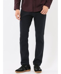パンツ メンズ ストレッチ 抗菌防臭 スリム 5ポケット テーパード ツイル クロスストレッチ