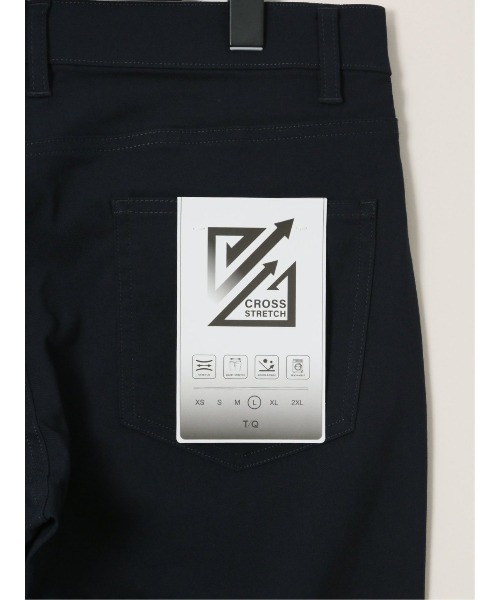 TAKA-Q(タカキュー)の「パンツ メンズ ストレッチ 抗菌防臭 スリム 5ポケット テーパード ツイル クロスストレッチ(チノパンツ・メンズ・ブラック/ネイビー・MEDIUM/LARGE/3L/S/2S/X-LARGE)」の16枚目の写真