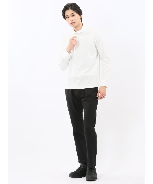 TAKA-Q(タカキュー)の「パンツ メンズ ストレッチ 抗菌防臭 スリム 5ポケット テーパード ツイル クロスストレッチ(チノパンツ・メンズ・ブラック/ネイビー・MEDIUM/LARGE/3L/S/2S/X-LARGE)」の12枚目の写真