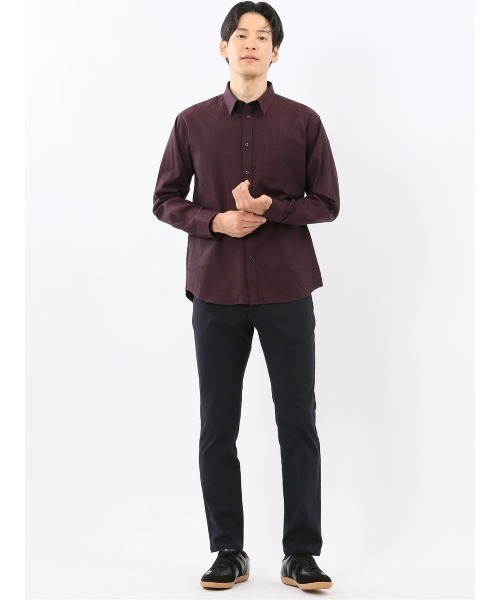 TAKA-Q(タカキュー)の「パンツ メンズ ストレッチ 抗菌防臭 スリム 5ポケット テーパード ツイル クロスストレッチ(チノパンツ・メンズ・ブラック/ネイビー・MEDIUM/LARGE/3L/S/2S/X-LARGE)」の19枚目の写真