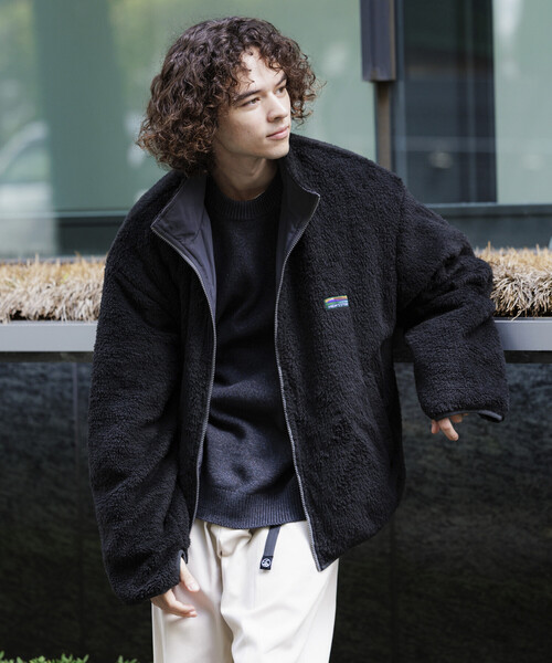 FREAK'S STORE(フリークスストア)の「限定展開 リバーシブルライナーセット 4way スタンドカラー ブルゾン / ナイロンフリース ライナーセット / 2枚セット(ブルゾン・メンズ・ネイビー/チャコールグレー/ブラック/オリーブ/ベージュ・SMALL/MEDIUM/LARGE)」の10枚目の写真