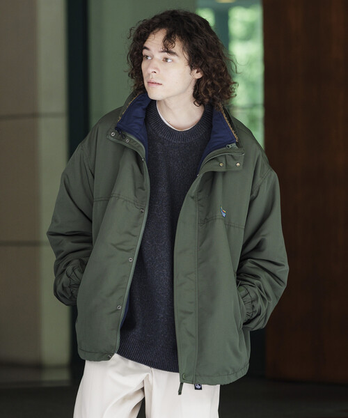 FREAK'S STORE(フリークスストア)の「限定展開 リバーシブルライナーセット 4way スタンドカラー ブルゾン / ナイロンフリース ライナーセット / 2枚セット(ブルゾン・メンズ・ネイビー/チャコールグレー/ブラック/オリーブ/ベージュ・SMALL/MEDIUM/LARGE)」の14枚目の写真