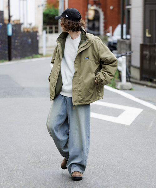 メッシュリバー裏毛ナッピング起毛ビッグカラーブルゾン PING APPAREL】リバーシブルフルジップニットブルゾン ＜GOLD＞ (MENS