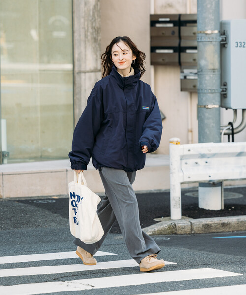 リバーシブルライナーセット4wayスタンドカラーブルゾンナイロンフリースセット FREAK'S STORE ブルゾン アウター 限定展開 リバーシブルライナー