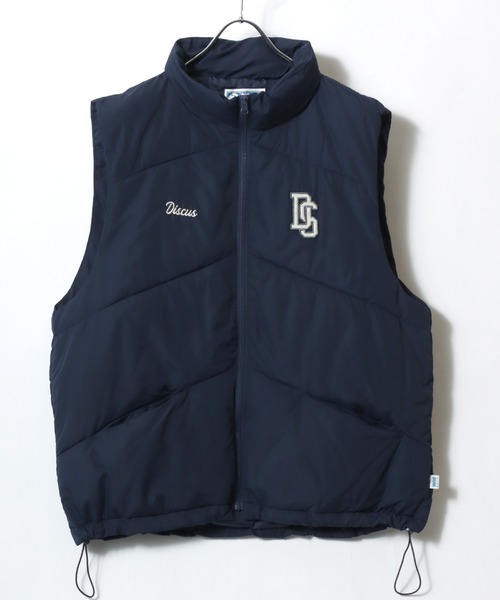 DISCUS（ディスカス）の「2025AW DISCUS/ディスカス オーバーサイズ ユーティリティ ナイロン中綿ベスト キルティング パデッドベスト レディース メンズ（ダウンベスト・レディース・ベージュ/ネイビー/グリーン/アイボリー/ブラック・M/XL/L）」の5枚目の写真