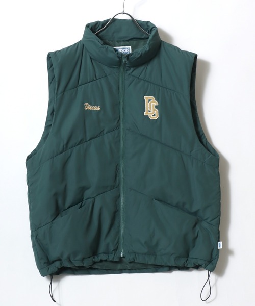 DISCUS（ディスカス）の「2025AW DISCUS/ディスカス オーバーサイズ ユーティリティ ナイロン中綿ベスト キルティング パデッドベスト レディース メンズ（ダウンベスト・レディース・ベージュ/ネイビー/グリーン/アイボリー/ブラック・M/XL/L）」の4枚目の写真