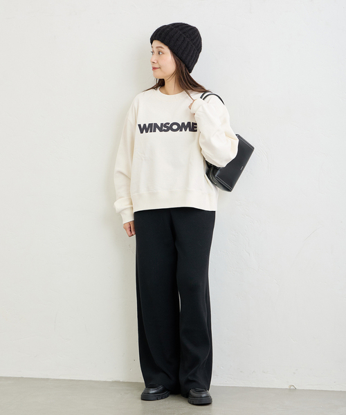 JOURNAL STANDARD（ジャーナルスタンダード）の「《追加》WINSOME SWEAT（スウェット・レディース・ブラウン/ホワイト/ネイビー・FREE）」の10枚目の写真