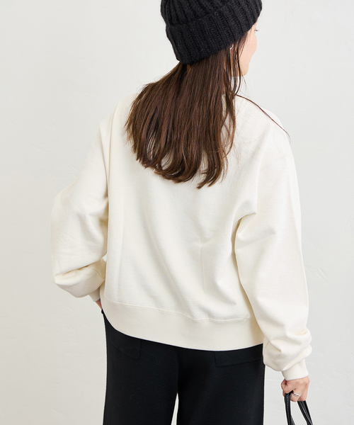 JOURNAL STANDARD（ジャーナルスタンダード）の「《追加》WINSOME SWEAT（スウェット・レディース・ブラウン/ホワイト/ネイビー・FREE）」の15枚目の写真