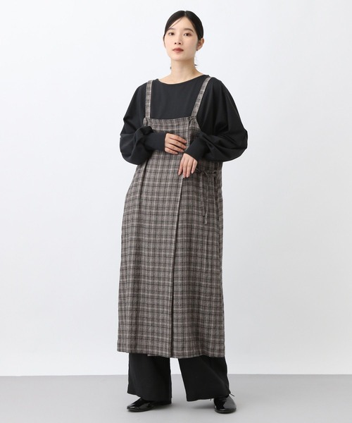 セール】《natural by clip》ダブルフロントシャーリングキャミ