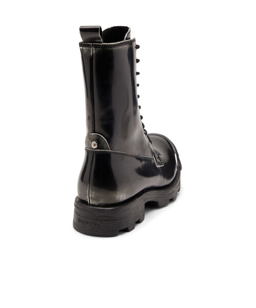 DIESEL(ディーゼル)の「メンズ ショートブーツ HAMMER D-HAMMER BT D S(ブーツ・メンズ・ブラック×ホワイト・43/42/41/44/40)」の5枚目の写真