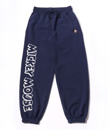 Salong hameu（サロン ハミュー）の「Disney（ディズニー）裏起毛スウェットジョガーパンツ レディース/ミッキーマウス くまのプーさん キャラクタープリント（スウェットパンツ）」