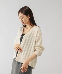 GLOBAL WORK | ショートシャギーVネックカーディガン/581156(カーディガン/ボレロ)