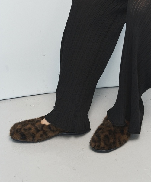 GRISE ブラック バレエシューズ 25cm Le Talon GRISE シューズ 「追加」GRISEスクエアグリッター