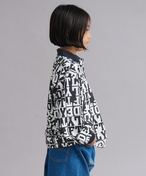 PAIRMANON STREET（ペアマノンストリート）の「【綿100%】総柄 ポロ 長袖 Tシャツ【PAIRMANON STREET】（ポロシャツ・キッズ・ホワイト/レッド/ブラック・130/100/160/120/140/90/150/110）」の5枚目の写真