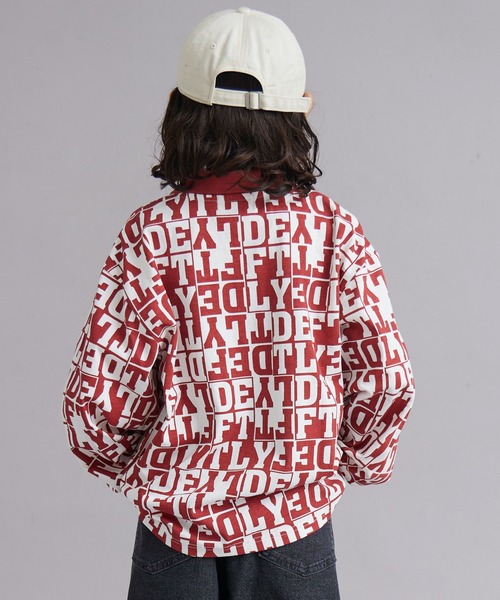 PAIRMANON STREET（ペアマノンストリート）の「【綿100%】総柄 ポロ 長袖 Tシャツ【PAIRMANON STREET】（ポロシャツ・キッズ・ホワイト/レッド/ブラック・130/100/160/120/140/90/150/110）」の11枚目の写真