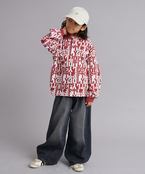 PAIRMANON STREET（ペアマノンストリート）の「【綿100%】総柄 ポロ 長袖 Tシャツ【PAIRMANON STREET】（ポロシャツ・キッズ・ホワイト/レッド/ブラック・130/100/160/120/140/90/150/110）」の12枚目の写真