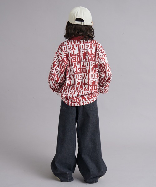 PAIRMANON STREET（ペアマノンストリート）の「【綿100%】総柄 ポロ 長袖 Tシャツ【PAIRMANON STREET】（ポロシャツ・キッズ・ホワイト/レッド/ブラック・130/100/160/120/140/90/150/110）」の14枚目の写真