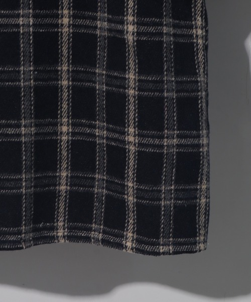 U.S. POLO ASSN.（ユーエスポロアッスン）の「【U.S. POLO ASSN./ユーエスポロアッスン】ロゴ刺繍 ワイドシルエット 長袖 ネルチェック シャツ（シャツ/ブラウス・レディース・ブラウン/ネイビー・L/LL/M）」の15枚目の写真