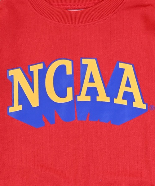 NCAA（エヌシーエーエー）の「【NCAA】ロゴプリントクルーネックスウェット（スウェット・キッズ・ブラック/キナリ/レッド/グリーン・100/110/120/130/140）」の13枚目の写真