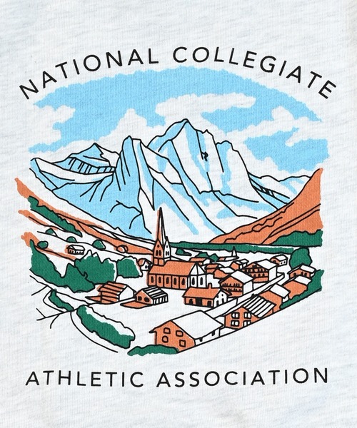 NCAA（エヌシーエーエー）の「【NCAA】ロゴプリントクルーネックスウェット（スウェット・キッズ・ブラック/キナリ/レッド/グリーン・100/110/120/130/140）」の15枚目の写真