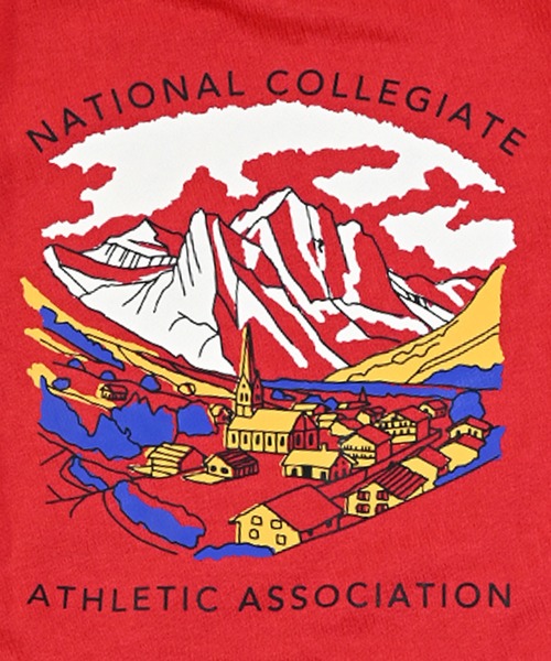 NCAA（エヌシーエーエー）の「【NCAA】ロゴプリントクルーネックスウェット（スウェット・キッズ・ブラック/キナリ/レッド/グリーン・100/110/120/130/140）」の17枚目の写真