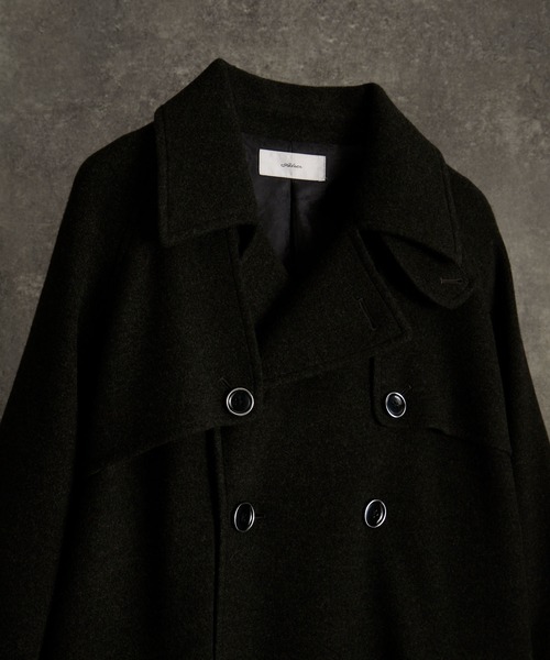 【新品】ADRER　 ザロングコート(ウール100)　XS ADRER（アドラー）の「THE LONG COAT(WOOL100) / ザロングコート