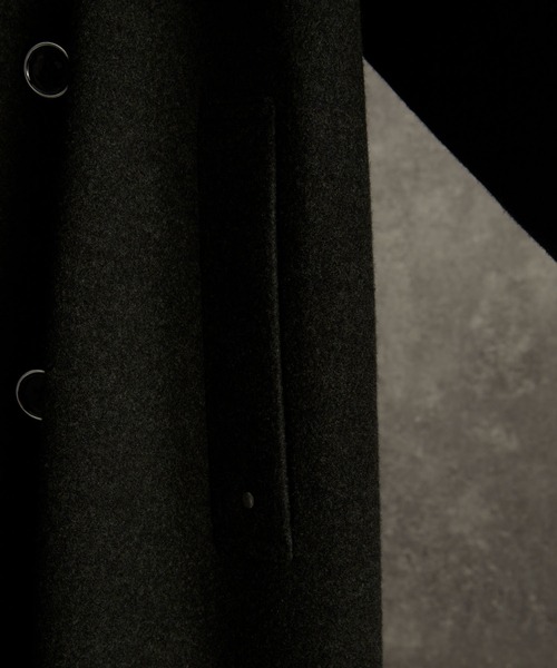 ADRER(アドラー)の「THE LONG COAT(WOOL100) / ザロングコート(ウール100)(その他アウター・メンズ・チャコールグレー・L/M/S/XS)」の19枚目の写真