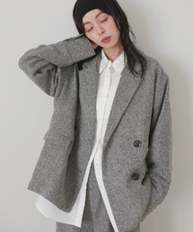 LIAN | ツイードダブルテーラードジャケット(テーラードジャケット)