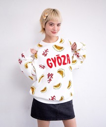 PUNYUS | 【新サイズ】フード総柄スウェット（GYOZA・ODEN）(スウェット)
