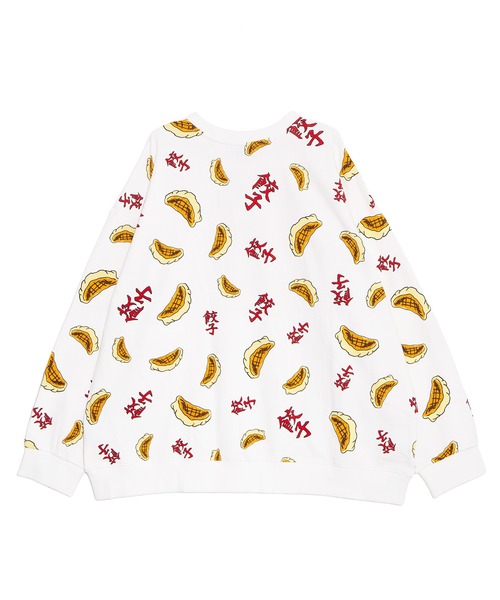 PUNYUS（プニュズ）の「【新サイズ】フード総柄スウェット（GYOZA・ODEN）（スウェット・レディース・レッド系その他/ベージュ・1/2/3/4/5）」の11枚目の写真