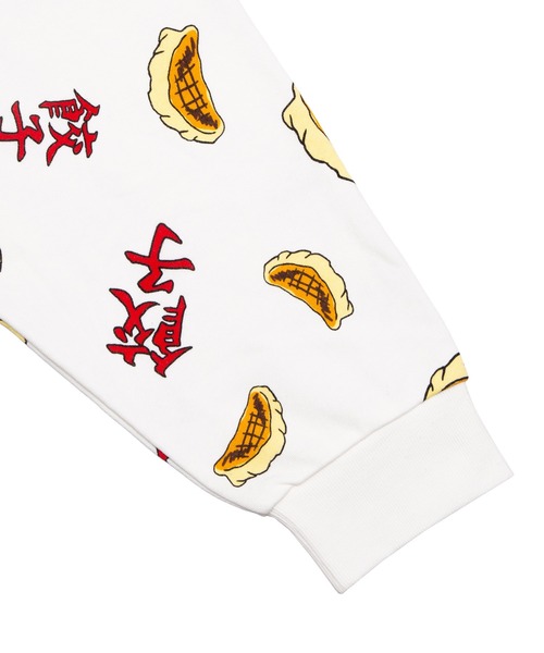 PUNYUS（プニュズ）の「【新サイズ】フード総柄スウェット（GYOZA・ODEN）（スウェット・レディース・レッド系その他/ベージュ・1/2/3/4/5）」の14枚目の写真