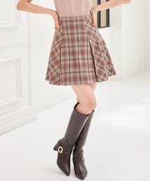 tocco closet | インナーパンツ付きチェックミニスカート(スカート)
