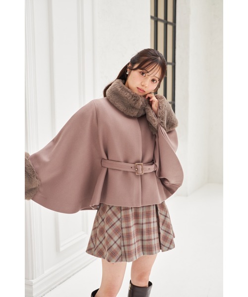 tocco closet（トッコ　クローゼット）の「インナーパンツ付きチェックミニスカート（スカート・レディース・マスタード/ブラウン・M）」の8枚目の写真