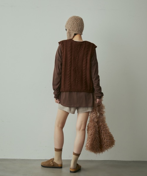 full/fill.（フルフィル）の「fur shoulder bag / ファーショルダーバッグ（ショルダーバッグ・レディース・ベージュ/アイボリー・FREE）」の14枚目の写真