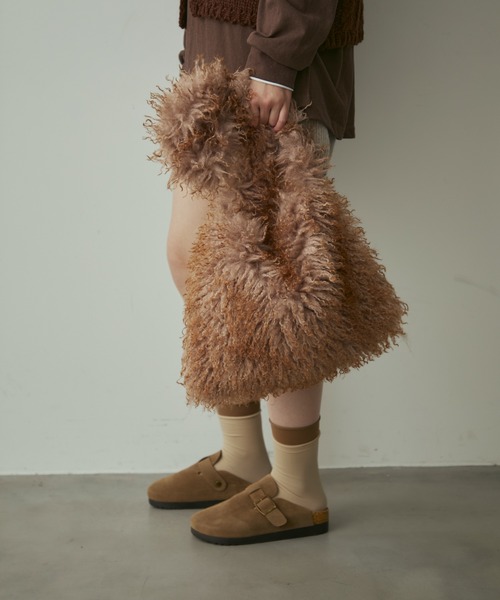 full/fill.（フルフィル）の「fur shoulder bag / ファーショルダーバッグ（ショルダーバッグ・レディース・ベージュ/アイボリー・FREE）」の11枚目の写真