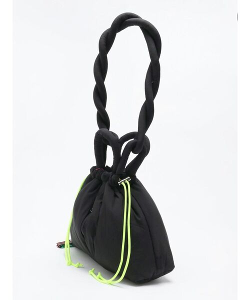 cheek(BAG)(チーク)の「【cheek】puff kinchaku 2way tote(トートバッグ・レディース・ブラック/グレー/イエロー/パープル/カーキ・FREE)」の19枚目の写真