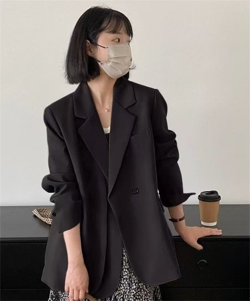 セール】ダブル前立てデザイン テーラードジャケット（テーラード