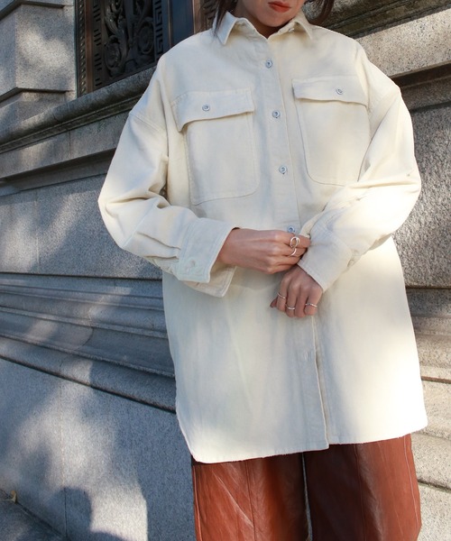 Scrap Book（スクラップブック）の「【Healthy denim】Almond（その他アウター・レディース・ホワイト・1）」の3枚目の写真